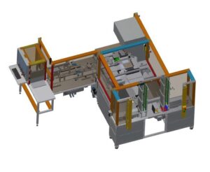 Výkonná balící linka produktů Výkonná balící linka produktů